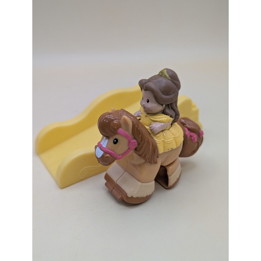Fisher-Price Little People Disney Princess Belle Klip Klop Horse Philippe & Ramp